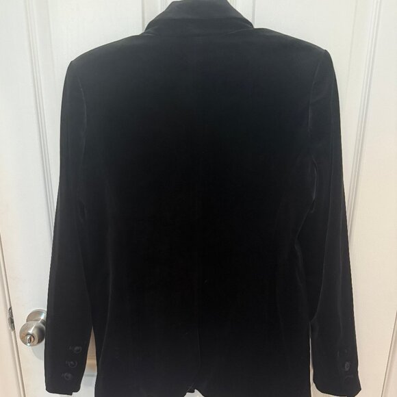 FAVORITE DAUGHTER THE VELVET BLACK BLAZER NEW WITH TAGS NWT XS - Picture 7 of 11